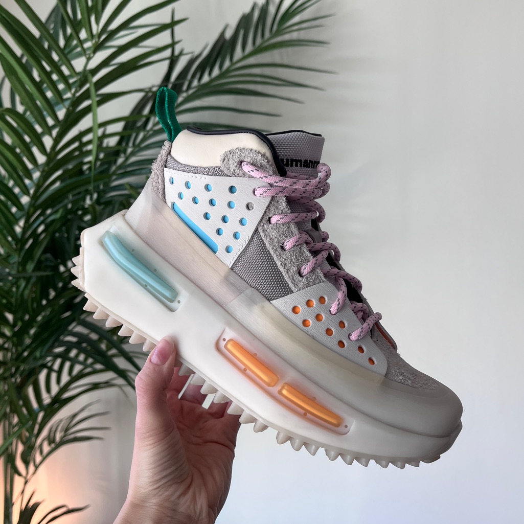 Adidas Hu Nmd S1 Ryat Pharrell (Core White) - Womens 6.5 / Mens 5